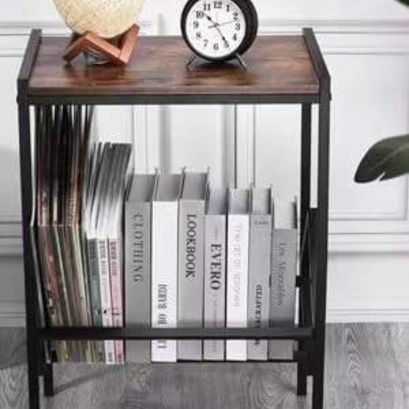 Record Player Stand with Vinyl Storage, Turntable Stand with Record Storage - Picture 7 of 9